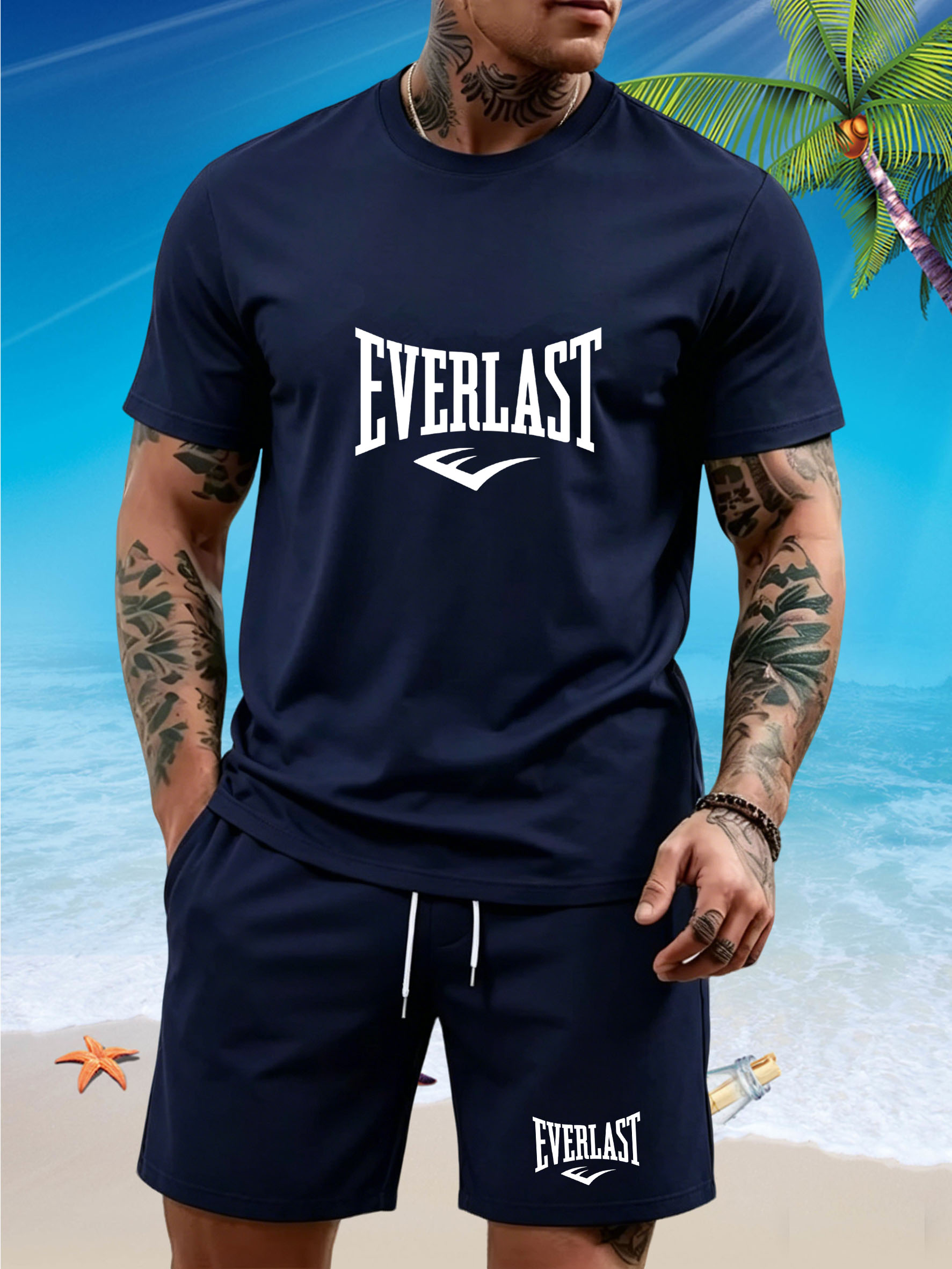 New men's slim fit T-shirt set - T Shirt Tight Fit reseña y precio