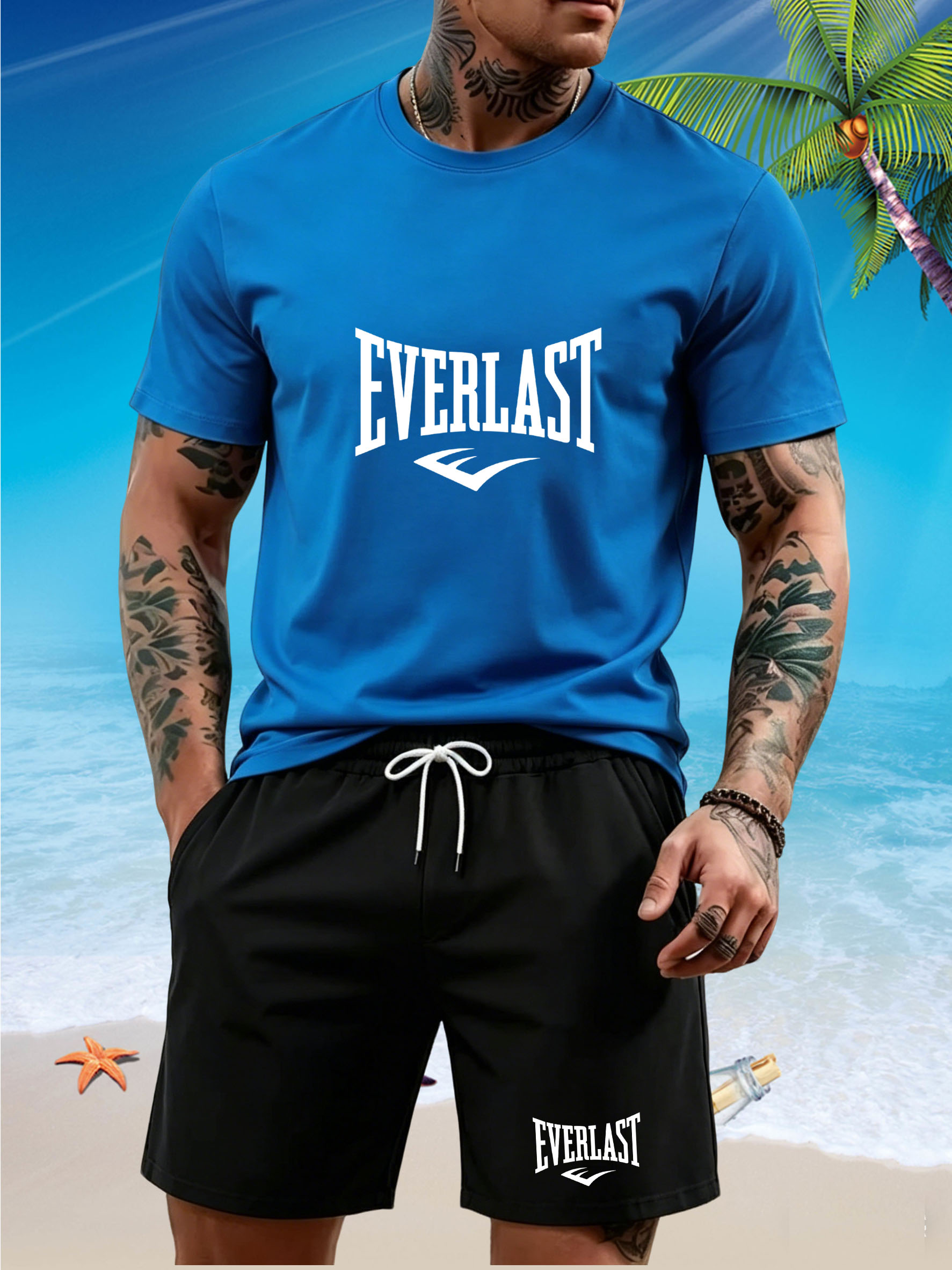 New men's slim fit T-shirt set - T Shirt Tight Fit reseña y precio