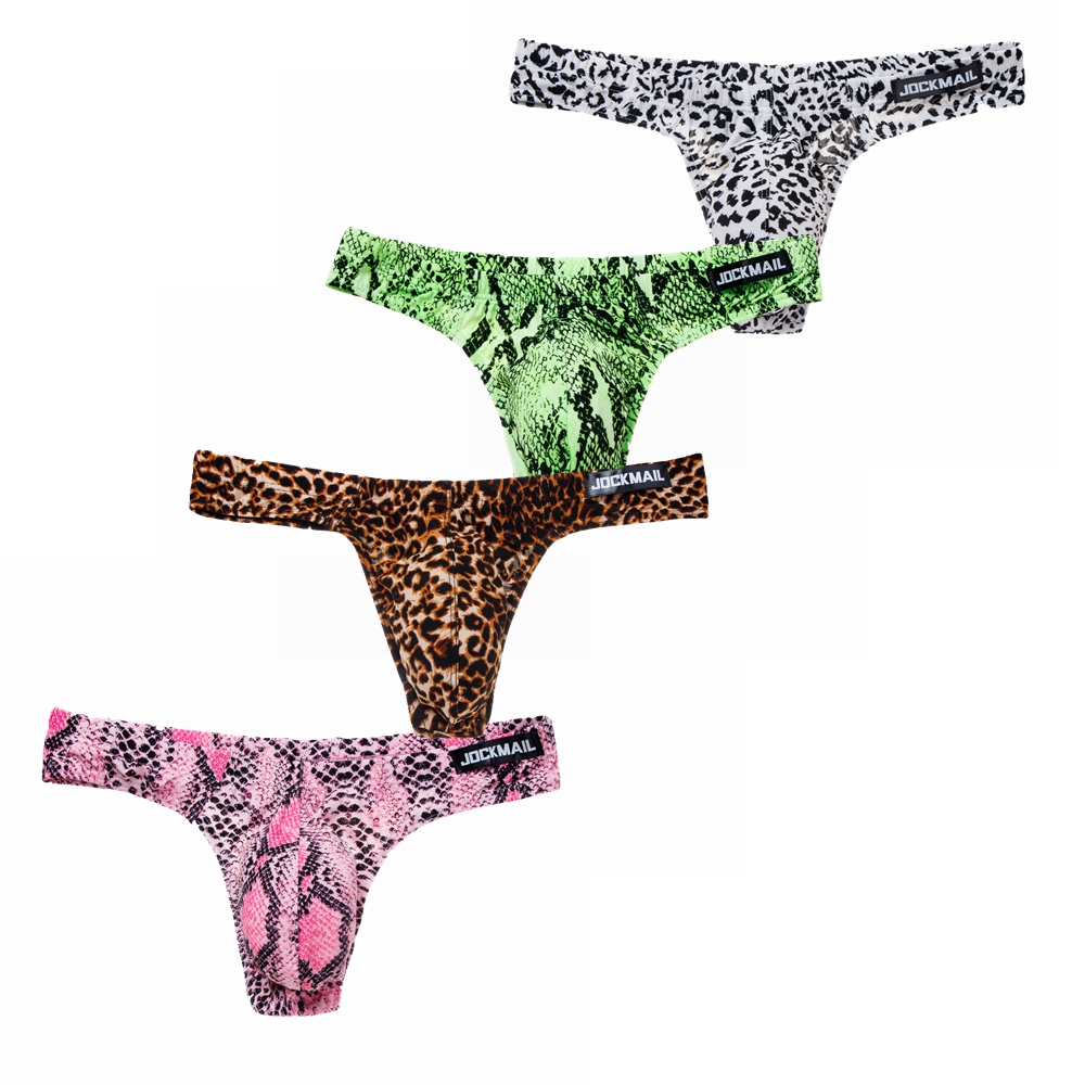 4PCS/Lot Leopard Sexy Men Biki - Multi Pack Underwear reseña y precio