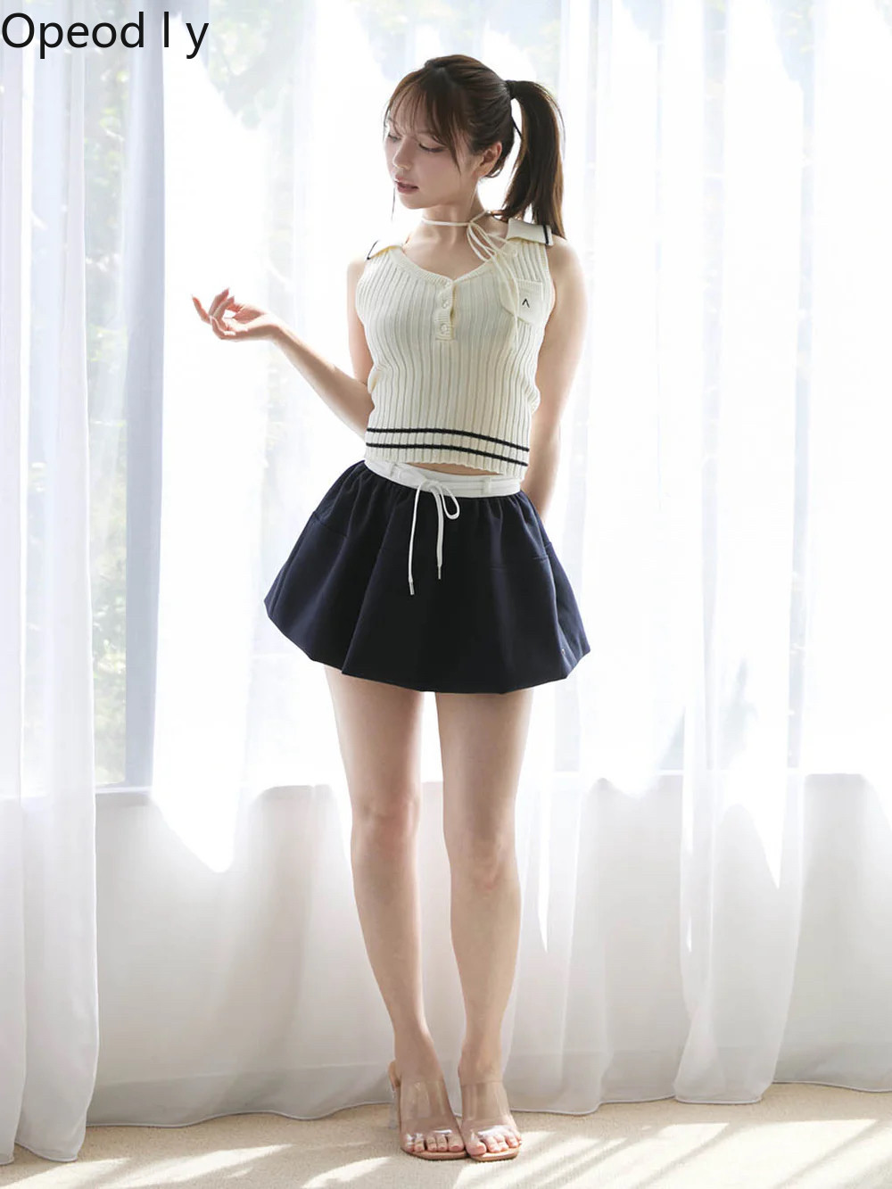 Japanese Sweet Lapel Twist V-n - Suspender Tank Top reseña y precio