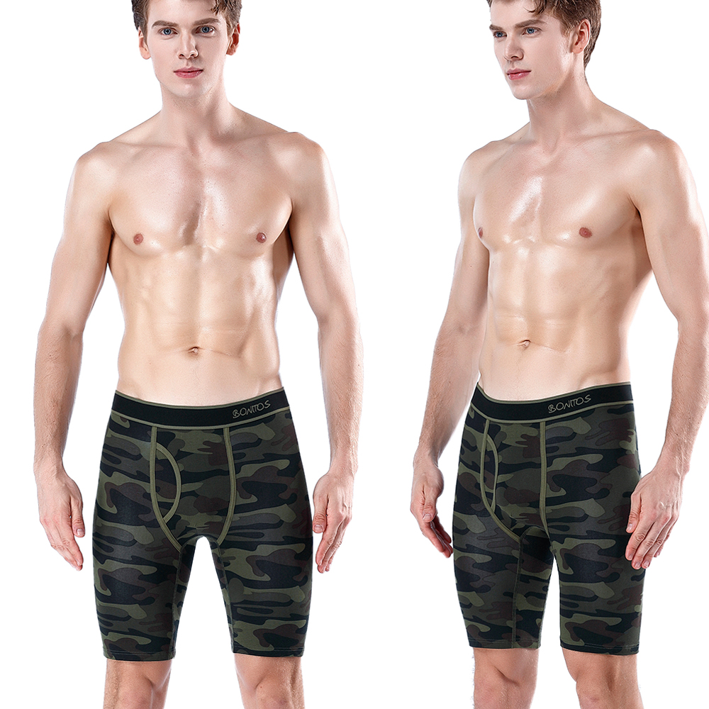 5pcs Long Boxer Mens Boxer Sho - Boxer Brief Pack Cotton reseña y precio