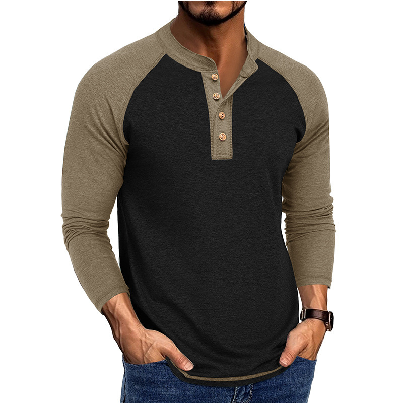 Men's New Long Sleeve Henley S - Base Layer Top reseña y precio