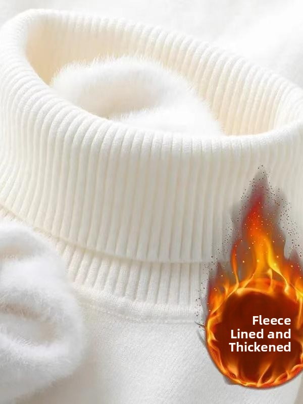 Men's Fleece Lined High Collar - Thermal Long John reseña y precio