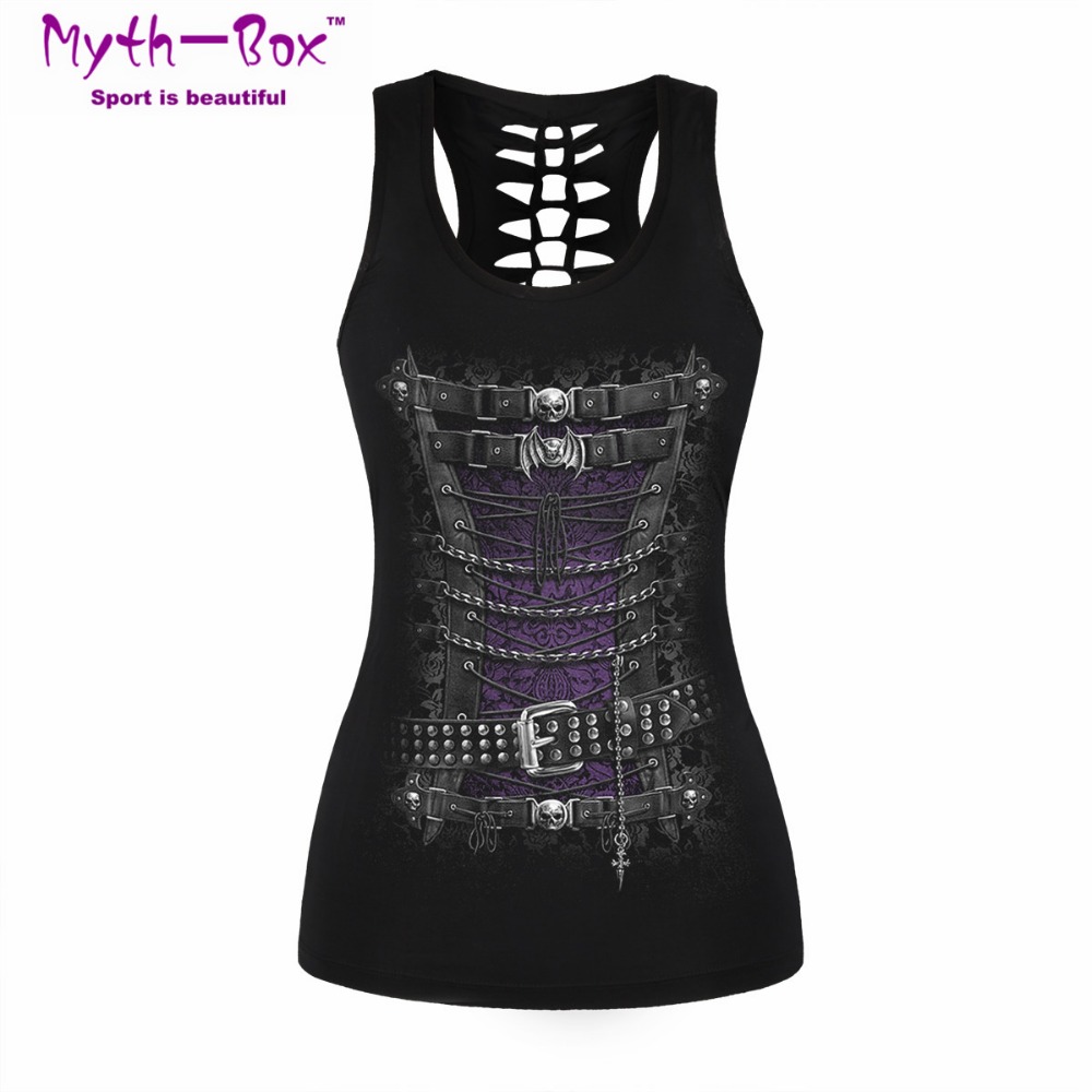 Women Sport Vest Bad Cat Print - Sleeveless Undershirt reseña y precio