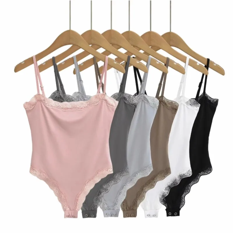 Women's Square Neck Lace Bodys - Suspender Tank Top reseña y precio