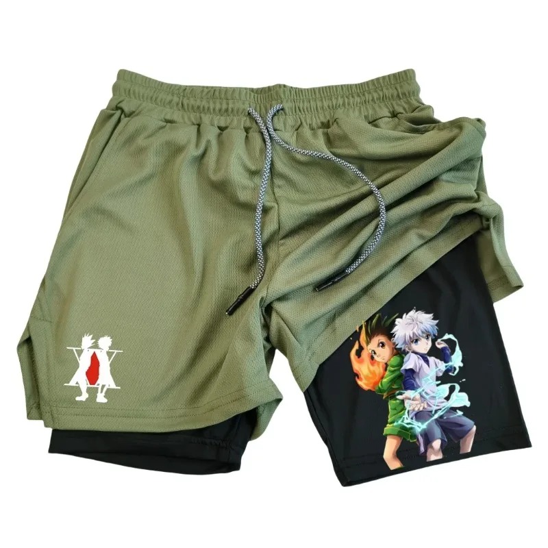 Mens 2in1 Running Short with P - Compression Shorts Athletes reseña y precio