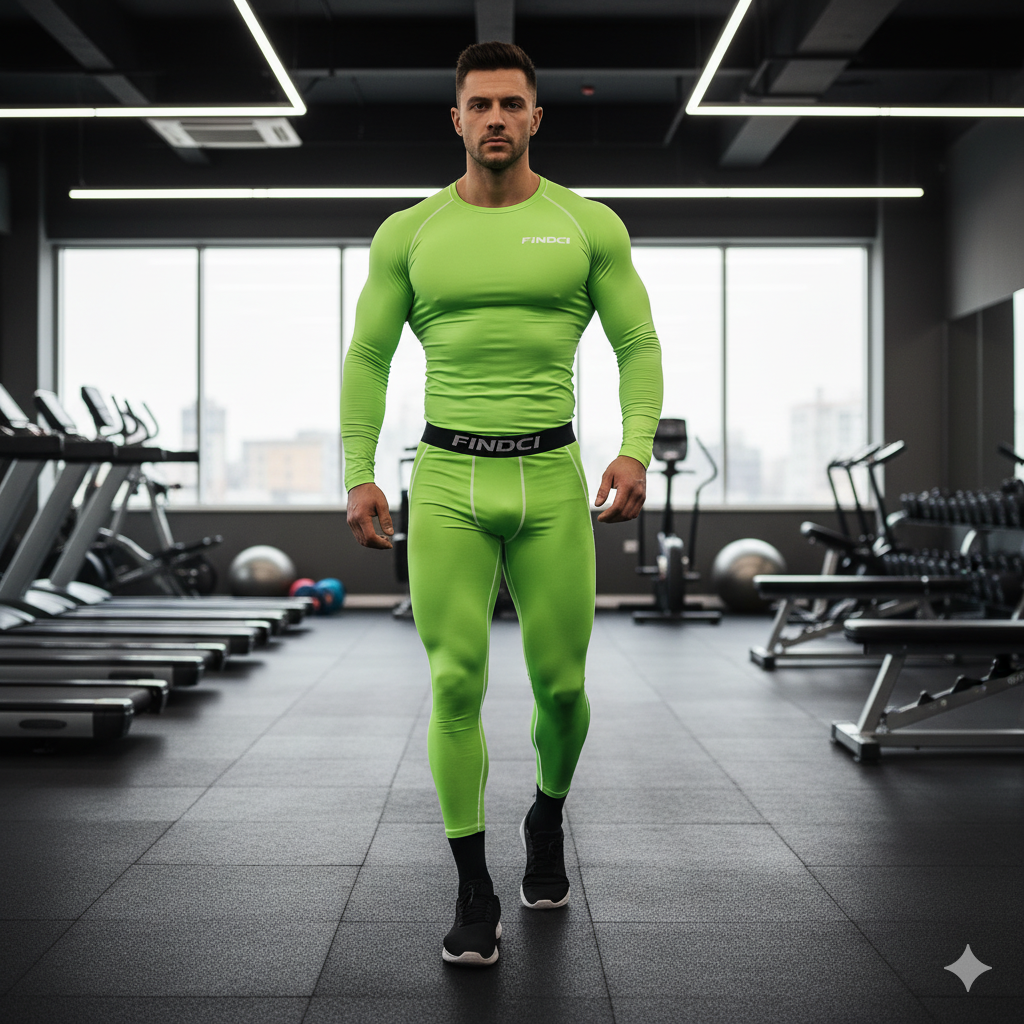 FINDCI Men's Sports Running Se - Compression Long Pant reseña y precio