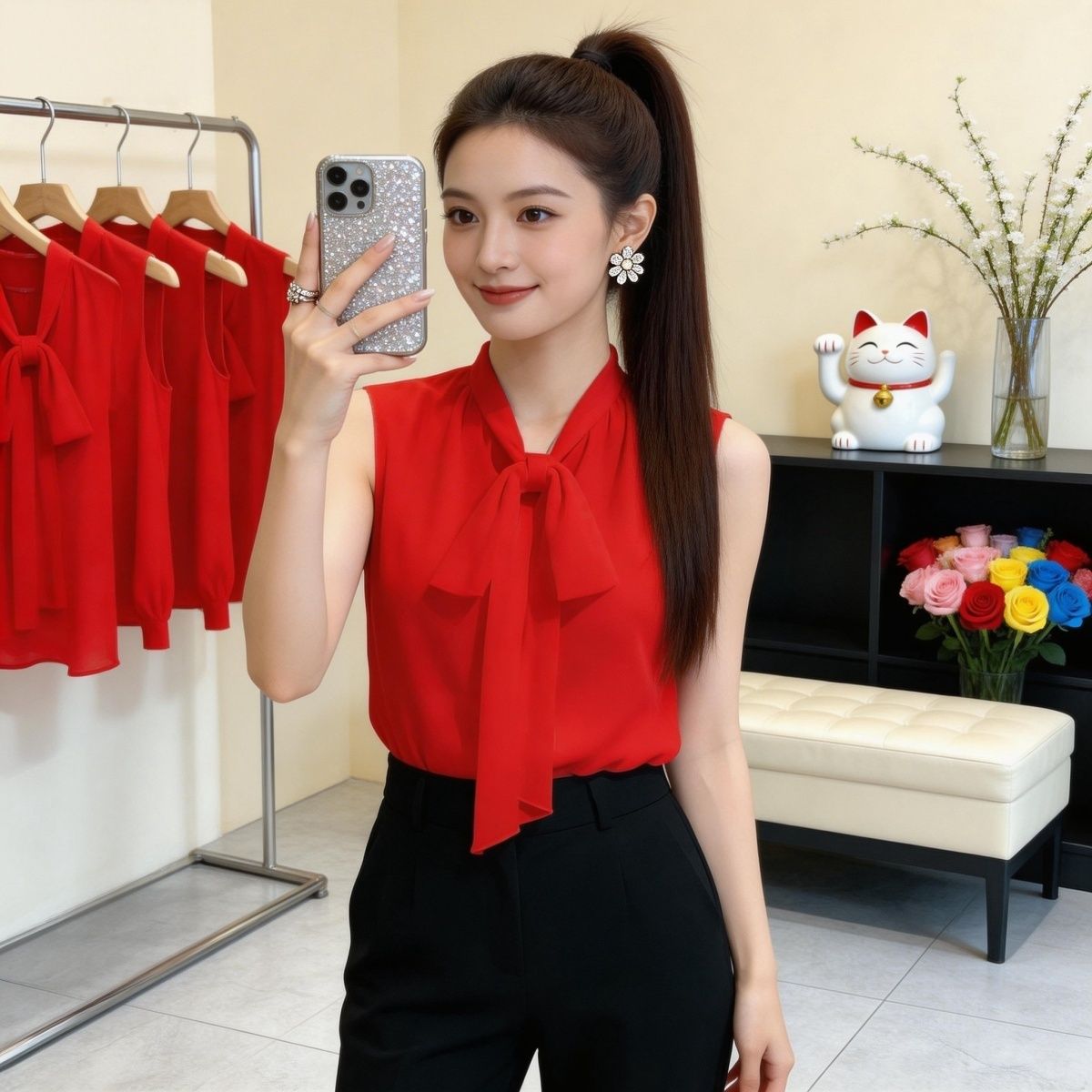 Women's Chiffon Sleeveless Ves - Sleeveless Undershirt reseña y precio