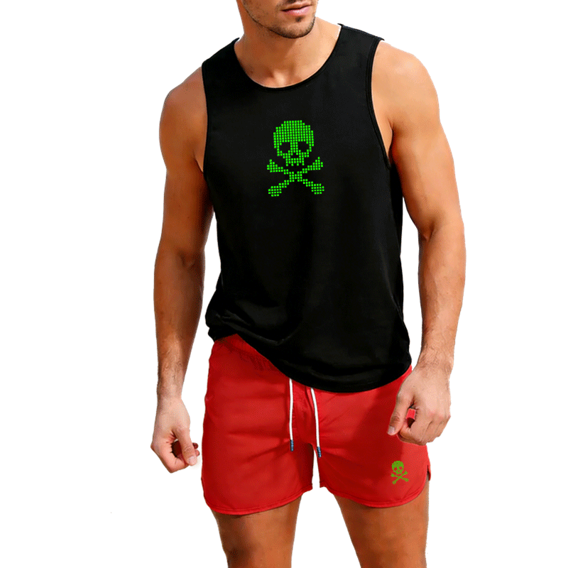 Fitness loose men tank top  sl - Sleeveless Undershirt reseña y precio