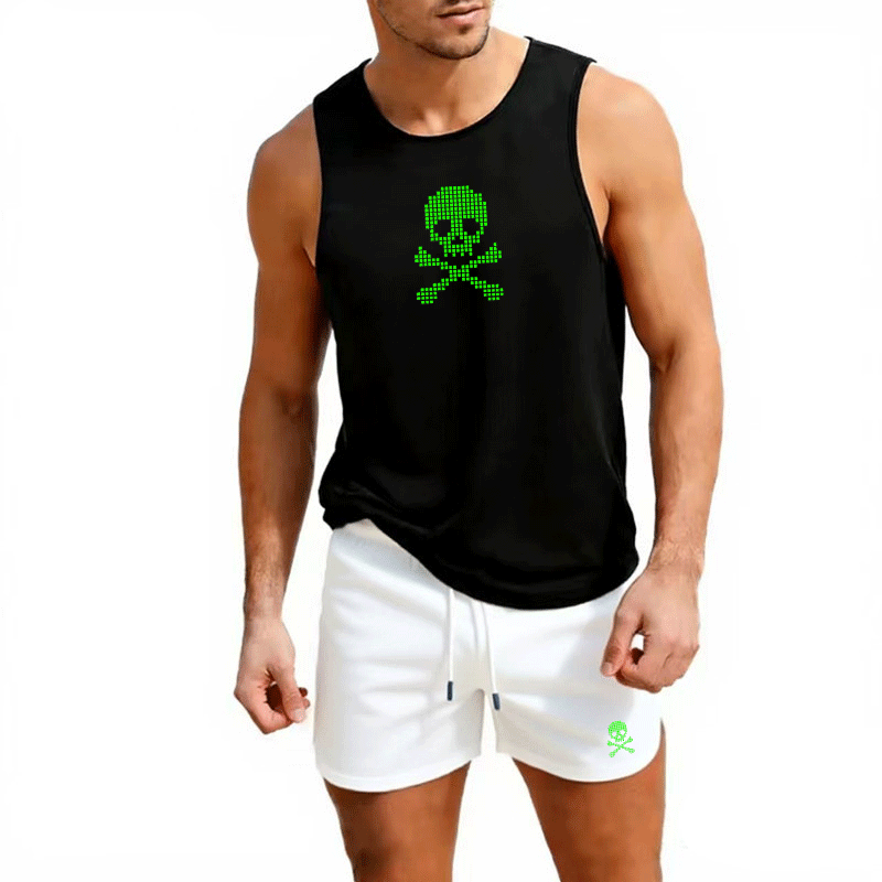 Fitness loose men tank top  sl - Sleeveless Undershirt reseña y precio