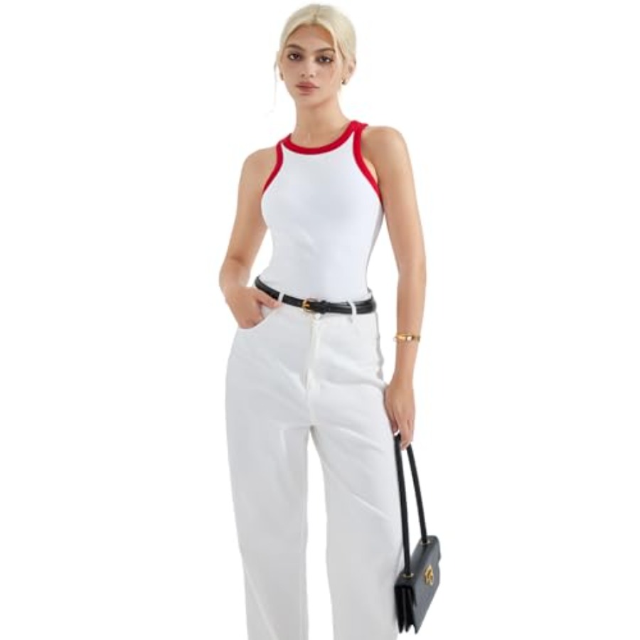 SUUKSESS Women Padded Cotton R - Tank Top Ribbed reseña y precio