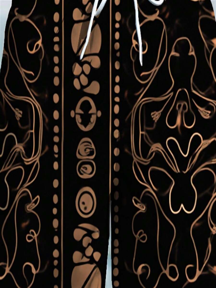 Mens Abstract Geometric Print  - Trunk Breathable Men reseña y precio