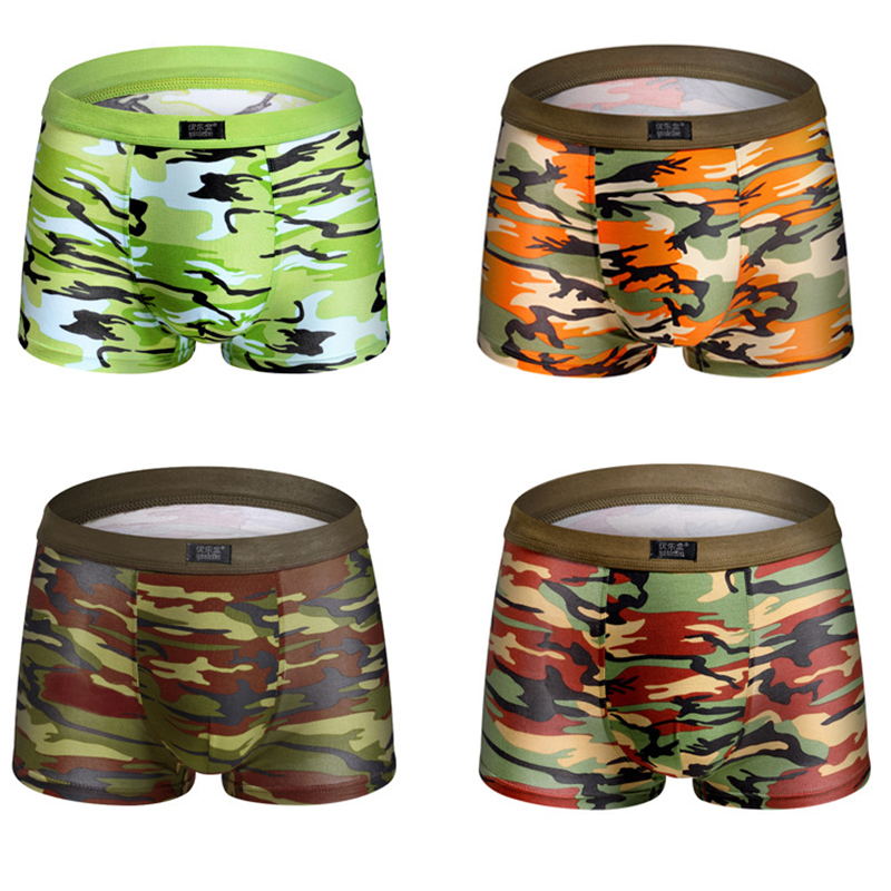 4pcs/lot Camouflage Boxer Men  - Multi Pack Underwear reseña y precio