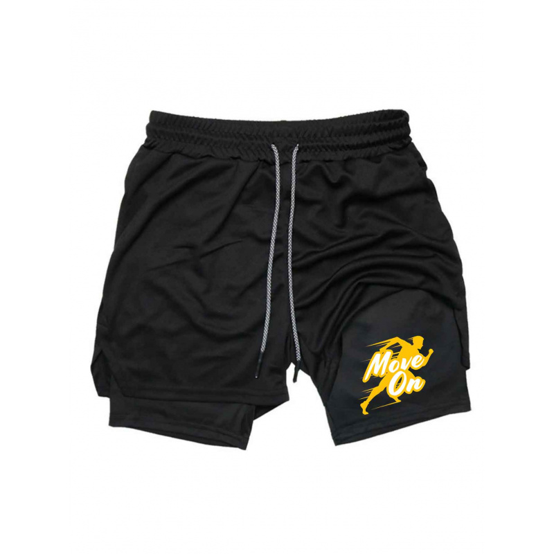 Summer Breathable Two-in-one D - Compression Shorts Athletes reseña y precio
