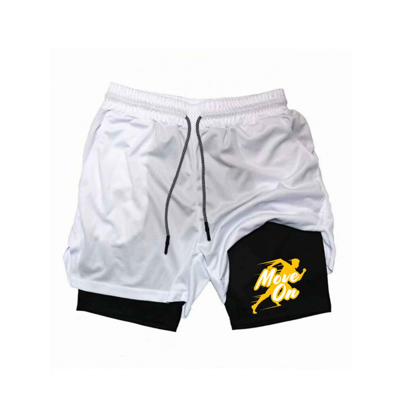 Summer Breathable Two-in-one D - Compression Shorts Athletes reseña y precio