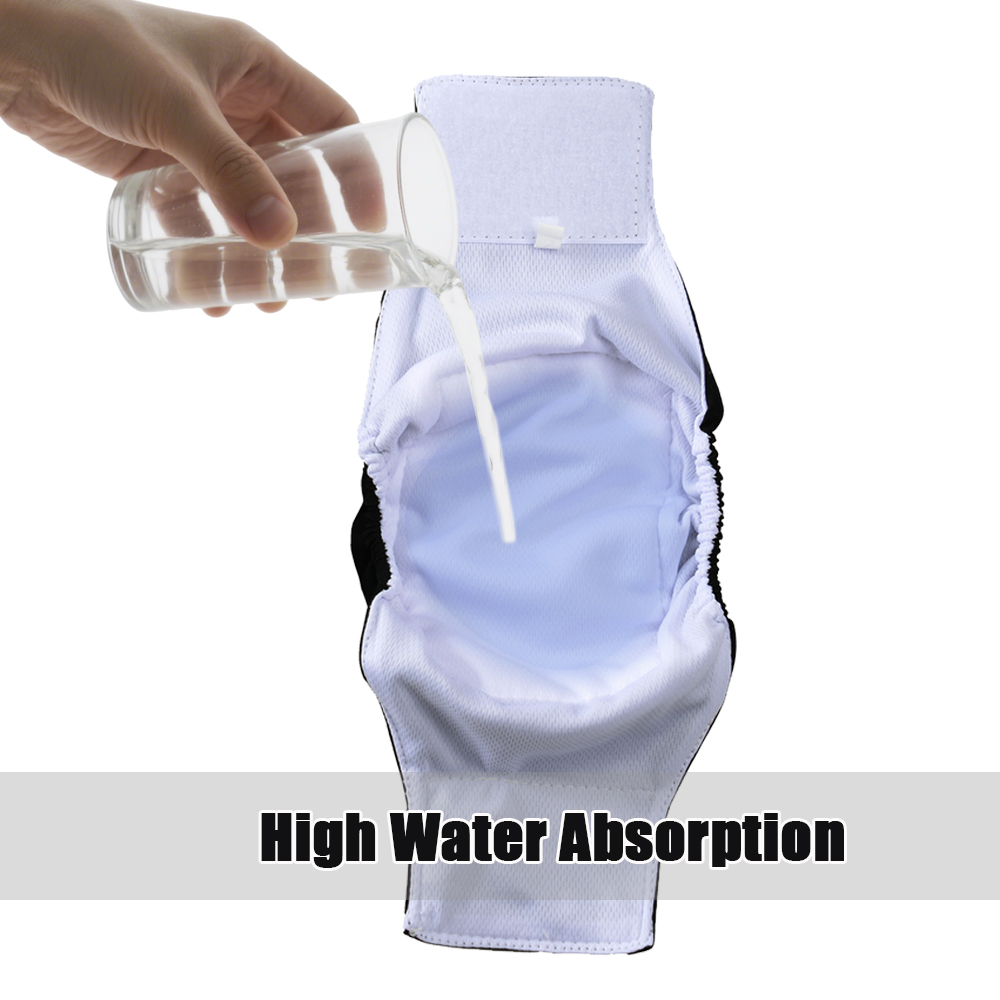 3 Pack Washable Male Dog Diape - Multi Pack Underwear reseña y precio