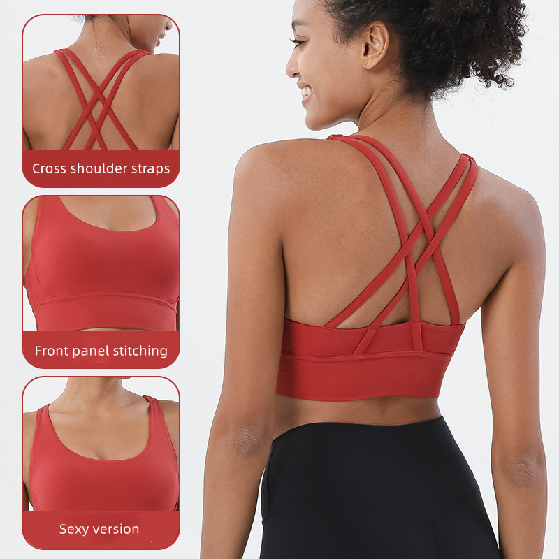 New Cross Back Nylon Yoga Top  - Quick Dry Underwear reseña y precio
