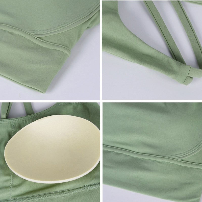New Cross Back Nylon Yoga Top  - Quick Dry Underwear reseña y precio